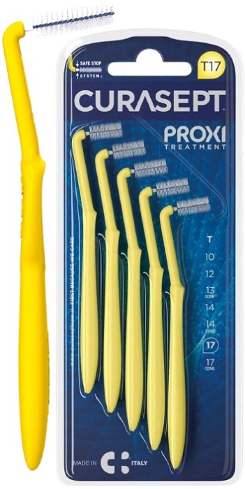 CURASEPT PROXI ANGLE T17 GIALLO/YELLOW 5 PEZZI CURASEPT PROXI ANGLE T17 GIALLO/YELLOW 5 PEZZI