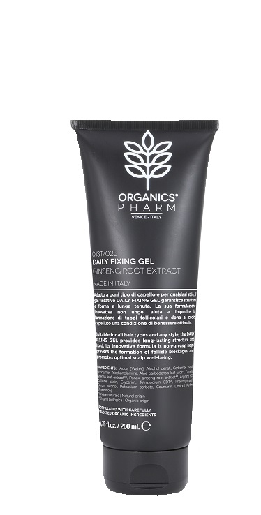 ORGANICS PHARM DAILY FIXING GEL GINSENG ROOT EXTRACT 200 ML ORGANICS PHARM DAILY FIXING GEL GINSENG ROOT EXTRACT 200 ML