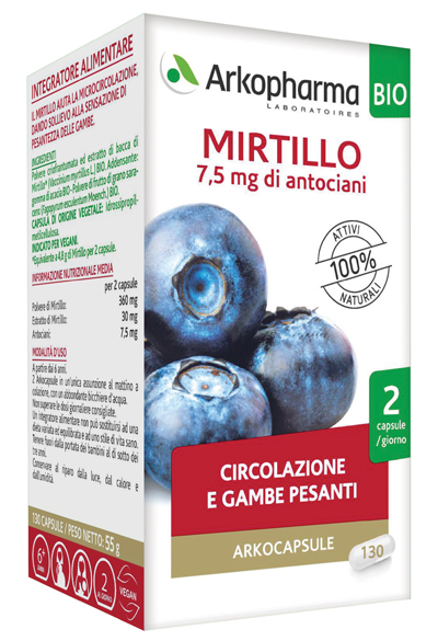 ARKOCAPSULE MIRTILLO BIO 40 CAPSULE ARKOCAPSULE MIRTILLO BIO 40 CAPSULE