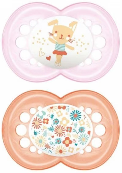 MAM SUCCHIETTO ORIGINAL 16+ SILICONE FEMMINA 2 PEZZI MAM SUCCHIETTO ORIGINAL 16+ SILICONE FEMMINA 2 PEZZI
