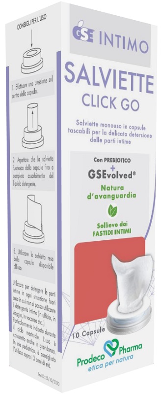 GSE INTIMO SALVIETTE CLICK GO 10 PEZZI GSE INTIMO SALVIETTE CLICK GO 10 PEZZI
