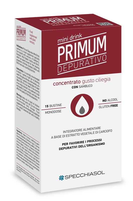 PRIMUM DEPURATIVO MINIDRINK CILIEGIA 15 STICK DA 10 ML PRIMUM DEPURATIVO MINIDRINK CILIEGIA 15 STICK DA 10 ML
