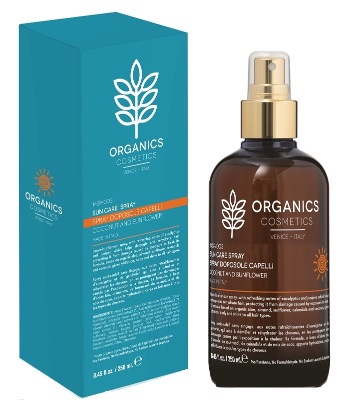 ORGANICS PHARM SUN CARE SPRAY DISTRICANTE DOPOSOLE CAPELLI 250 ML ORGANICS PHARM SUN CARE SPRAY DISTRICANTE DOPOSOLE CAPELLI 250 ML