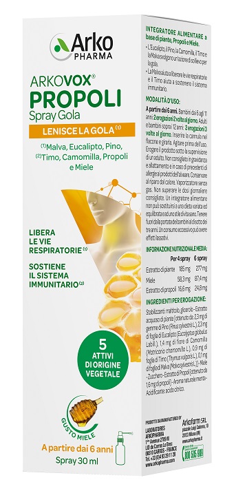ARKOVOX PROPOLI SPRAY 30 ML ARKOVOX PROPOLI SPRAY 30 ML