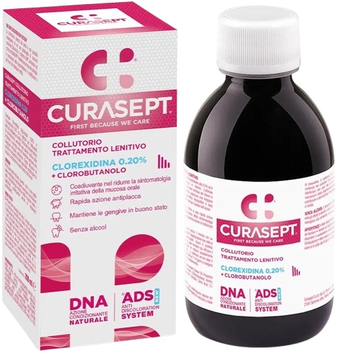 CURASEPT COLLUTORIO ADS DNA TRATTAMENTO LENITIVO 200 ML CURASEPT COLLUTORIO ADS DNA TRATTAMENTO LENITIVO 200 ML