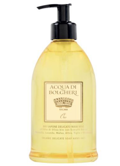 ACQUA DI BOLGHERI SAPONE DELICATO BIO ORO 500 ML ACQUA DI BOLGHERI SAPONE DELICATO BIO ORO 500 ML