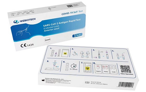 TEST ANTIGENICO RAPIDO COVID-19 AUTODIAGNOSTICO DETERMINAZIONE QUALITATIVA ANTIGENI SARS-COV-2 IN TAMPONI NASALI MEDIANTE IMMUNOCROMATOGRAFIA TEST ANTIGENICO RAPIDO COVID-19 AUTODIAGNOSTICO DETERMINAZIONE QUALITATIVA ANTIGENI SARS-COV-2 IN TAMPONI NASALI MEDIANTE IMMUNOCROMATOGRAFIA