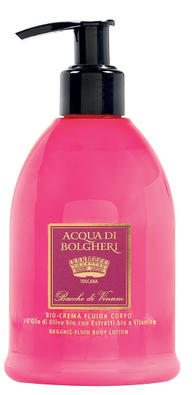 ACQUA DI BOLGHERI BIO CREMA FLUIDA CORPO BACCHE DI VINUM 300 ML ACQUA DI BOLGHERI BIO CREMA FLUIDA CORPO BACCHE DI VINUM 300 ML
