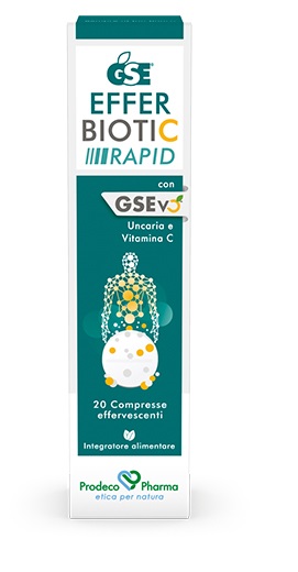 GSE EFFERBIOTIC RAPID 20 COMPRESSE GSE EFFERBIOTIC RAPID 20 COMPRESSE