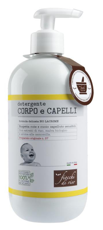 FIOCCHI DI RISO DETERGENTE CORPO/CAPELLI CAMOMILLA 400 ML FIOCCHI DI RISO DETERGENTE CORPO/CAPELLI CAMOMILLA 400 ML