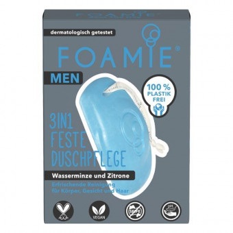 FOAMIE UOMO 3 IN 1 SEAS THE DAY DOCCIA SHAMPOO 80 G FOAMIE UOMO 3 IN 1 SEAS THE DAY DOCCIA SHAMPOO 80 G