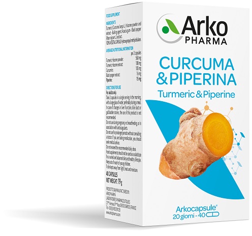 ARKOCPS CURCUMA + PIPERINA 40 CAPSULE ARKOCPS CURCUMA + PIPERINA 40 CAPSULE