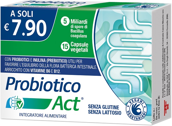 PROBIOTICO ACT 15 CAPSULE VEGETALI PROBIOTICO ACT 15 CAPSULE VEGETALI