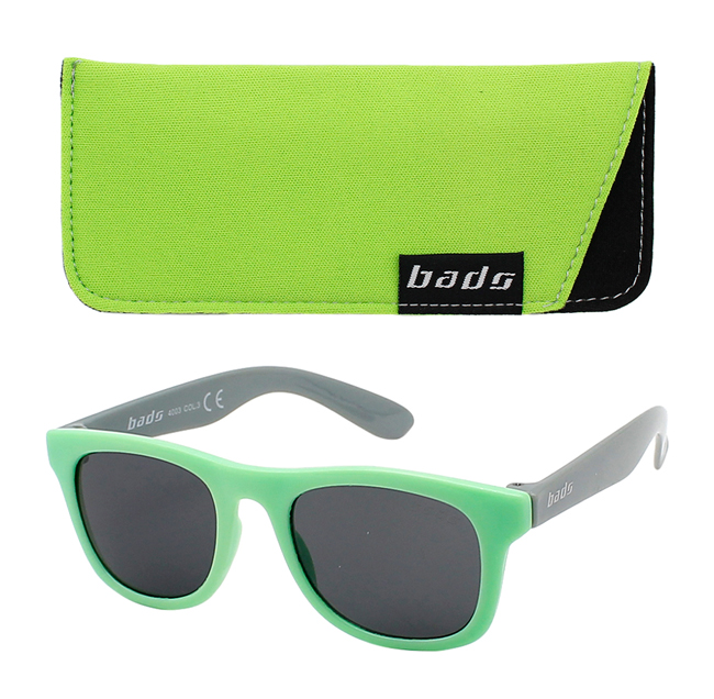 BADS OCCHIALI DA SOLE PROTETTIVI IN SILICONE PER BAMBINI/RAGAZZI ETA' 6-12 VERDE BADS OCCHIALI DA SOLE PROTETTIVI IN SILICONE PER BAMBINI/RAGAZZI ETA' 6-12 VERDE