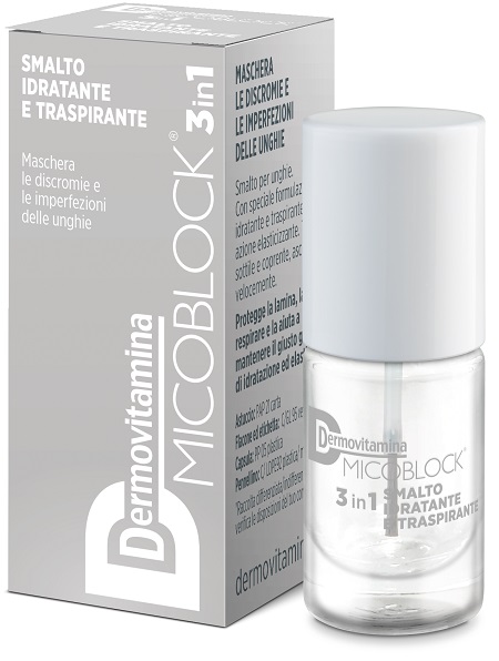 DERMOVITAMINA MICOBLOCK SMALTO BASE&TOP COAT 19 TRASPARENTE 5 ML DERMOVITAMINA MICOBLOCK SMALTO BASE&TOP COAT 19 TRASPARENTE 5 ML