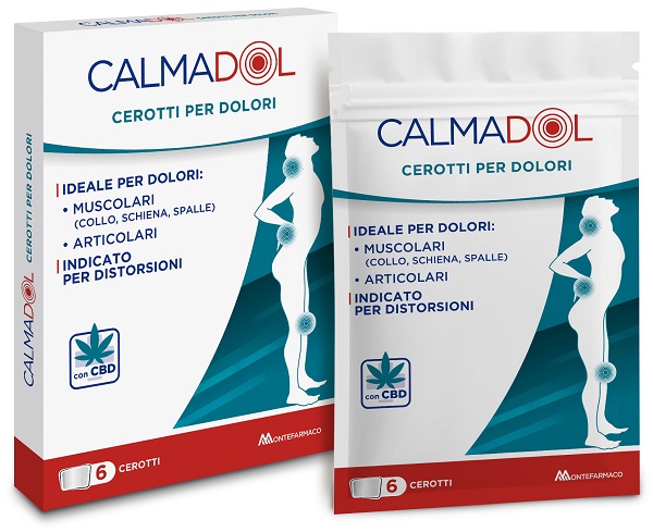CALMADOL CEROTTO PER DOLORI 6 PEZZI CALMADOL CEROTTO PER DOLORI 6 PEZZI