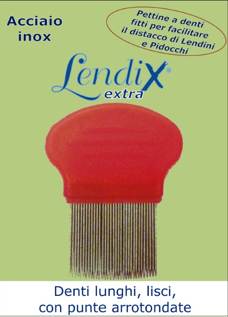 LENDIX PETTINE EXTRA DENTI IN ACCIAIO ANTIPIDOCCHI LENDIX PETTINE EXTRA DENTI IN ACCIAIO ANTIPIDOCCHI