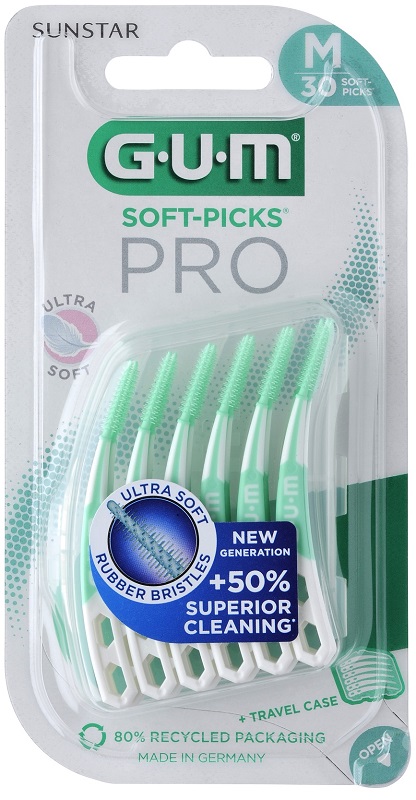 GUM SOFT PICK PRO MEDIUM 30 PEZZI GUM SOFT PICK PRO MEDIUM 30 PEZZI