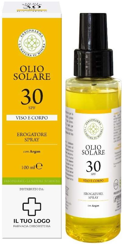 ERBOPHARMA OLIO SOLARE SPF30 100 ML ERBOPHARMA OLIO SOLARE SPF30 100 ML