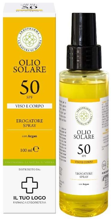 ERBOPHARMA OLIO SOLARE SPF50 100 ML ERBOPHARMA OLIO SOLARE SPF50 100 ML