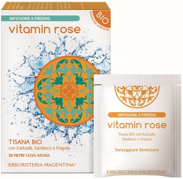 TISANA FREDDA VITAMIN ROSE BIO 20 FILTRI TISANA FREDDA VITAMIN ROSE BIO 20 FILTRI
