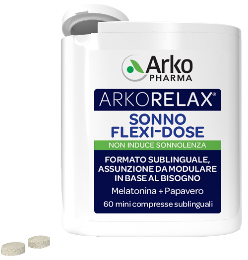 ARKORELAX SONNO FLEXI DOSE 60 MINI COMPRESSE ARKORELAX SONNO FLEXI DOSE 60 MINI COMPRESSE