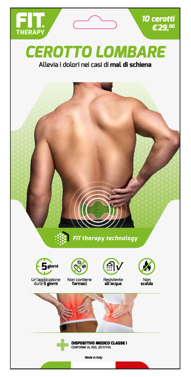 FIT THERAPY CEROTTO LOMBARE 10 PEZZI FIT THERAPY CEROTTO LOMBARE 10 PEZZI