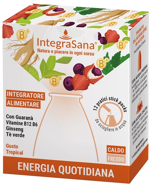 INTEGRASANA ENERGIA QUOTIDIANA 12 STICK PACKS INTEGRASANA ENERGIA QUOTIDIANA 12 STICK PACKS