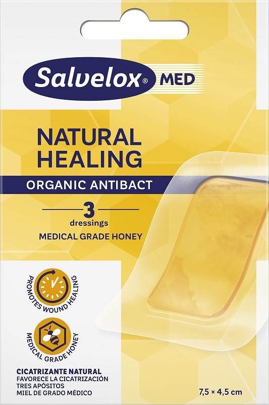 CEROTTO SALVELOX MED NATURAL HEALING ORGANIC ANTIBACT 7,5X4,5CM 3 PEZZI CEROTTO SALVELOX MED NATURAL HEALING ORGANIC ANTIBACT 7,5X4,5CM 3 PEZZI