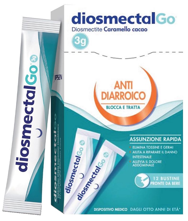 DIOSMECTALGO CARAMELLO CACAO 12 BUSTINE DIOSMECTALGO CARAMELLO CACAO 12 BUSTINE