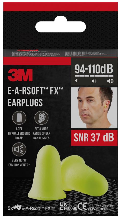3M INSERTI AURICOLARI MORBIDI EARSOFT FX 5 PAIA 3M INSERTI AURICOLARI MORBIDI EARSOFT FX 5 PAIA