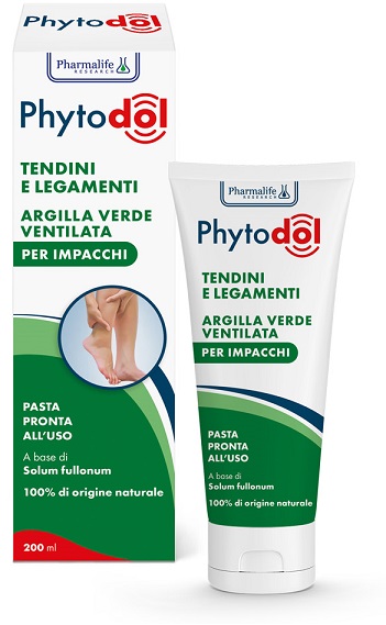 PHYTODOL TENDINI E LEGAMENTI ARGILLA VERDE VENTILATA 200 ML PHYTODOL TENDINI E LEGAMENTI ARGILLA VERDE VENTILATA 200 ML