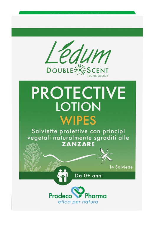 LEDUM DS PROTECTIVE LOTION WIPES 14 PEZZI LEDUM DS PROTECTIVE LOTION WIPES 14 PEZZI