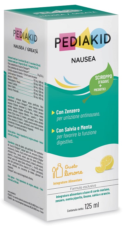PEDIAKID NAUSEA 125 ML GUSTO LIMONE SENZA GLUTINE