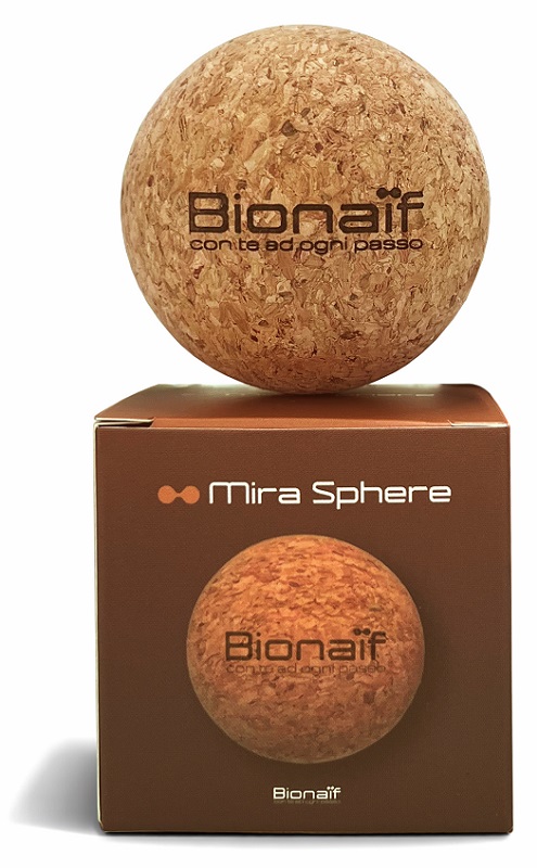 BIONAIF MIRA SPHERE SFERA MASSAGGIANTE IN SUGHERO BIONAIF MIRA SPHERE SFERA MASSAGGIANTE IN SUGHERO