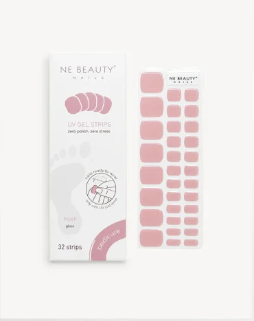 Ne Beauty strips pedicure Blush