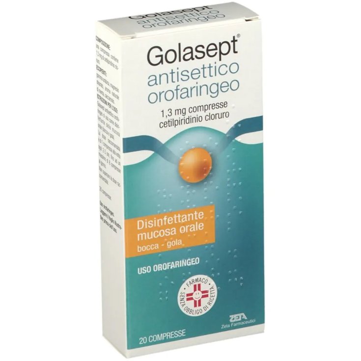 Golasept-Antisettico-Orofaringeo-Zeta-Farmaceutici-20-Compresse-735x735