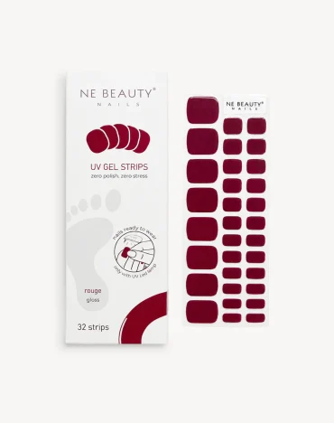 Ne Beauty strips pedicure Rouge