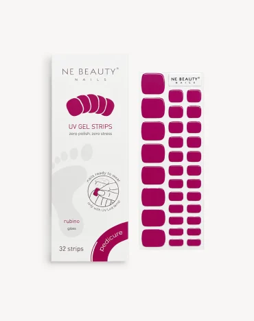 Ne Beauty strips pedicure Rubino